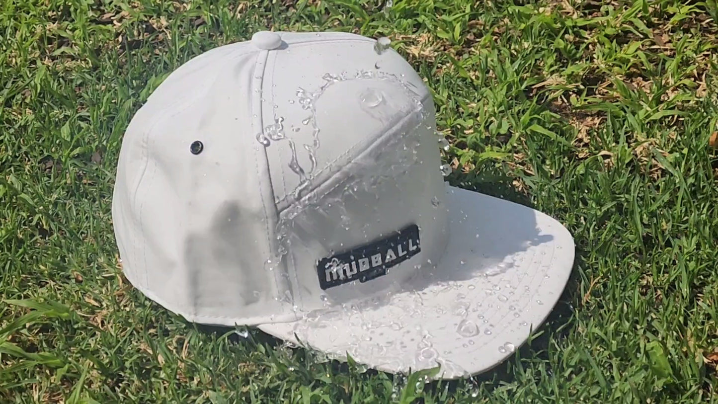 Mudball Golf Waterproof Cap - White